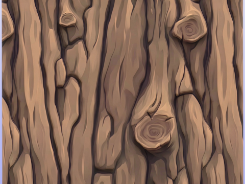 Stylized Bark Seamless Texture CG Textures