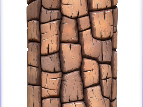 Stylized Bark Seamless Texture CG Textures