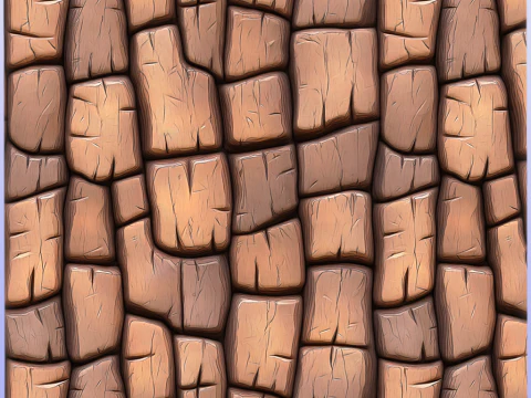 Stylized Bark Seamless Texture CG Textures