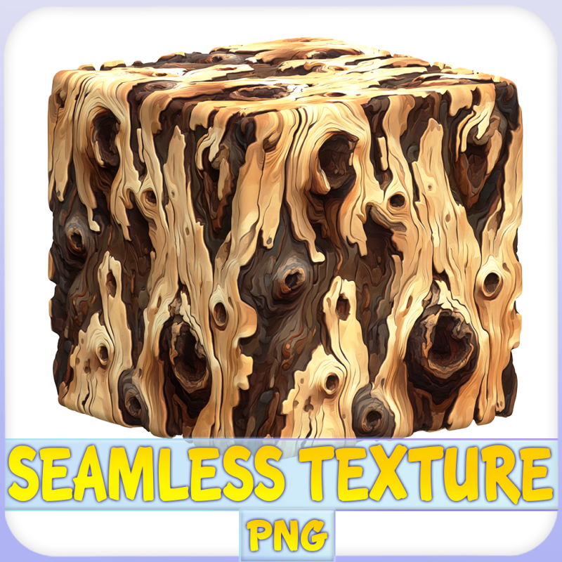 Stylized Bark Seamless Texture CG टेक्स्चर्स .c4d .max .obj .3ds .fbx .stl .blend