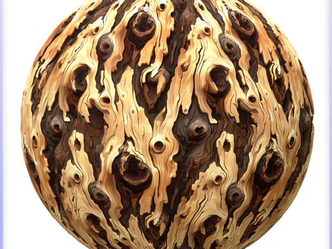 Struttura senza giunte della corteccia stilizzata CG Textures