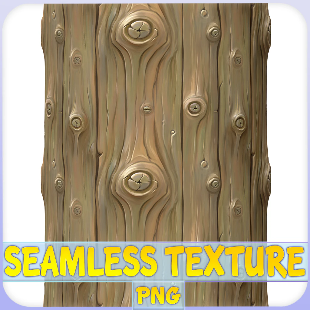 Stylized Bark Seamless Texture CG Textures .c4d .max .obj .3ds .fbx .stl .blend 