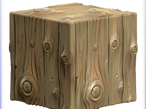 Stylized Bark Seamless Texture CG 텍스쳐
