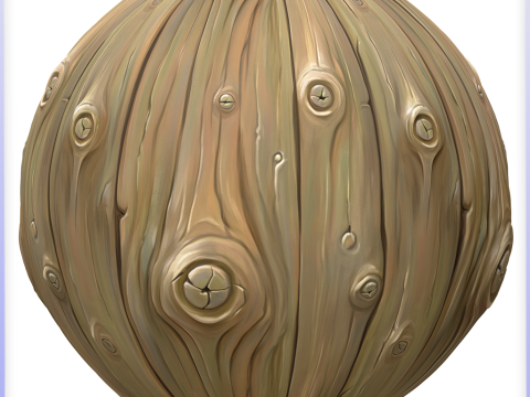 Stylized Bark Seamless Texture CG 텍스쳐