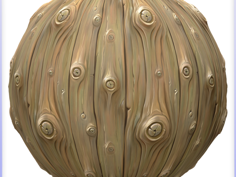 Stylized Bark Seamless Texture CG 텍스쳐