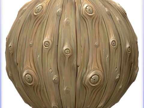Stylized Bark Seamless Texture CG Textures