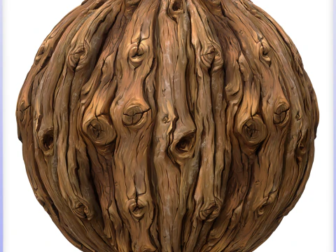 Stylized Bark Seamless Texture CG Textures