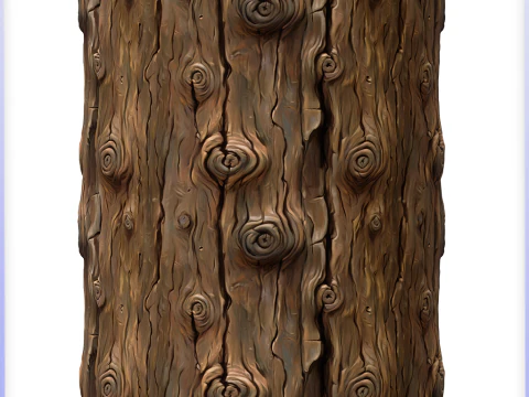 Stylized Bark Seamless Texture CG Textures