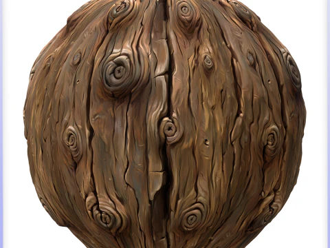 Stylized Bark Seamless Texture CG Textures