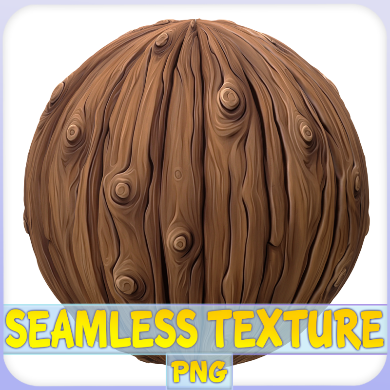 Stylized Bark Seamless Texture CG Textures .c4d .max .obj .3ds .fbx .stl .blend 