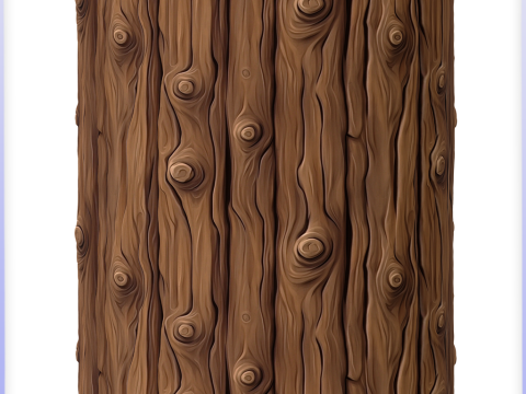 Stylized Bark Seamless Texture CG Textures