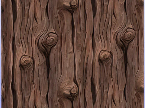 Stylized Bark Seamless Texture CG Textures