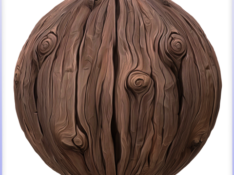 Stylized Bark Seamless Texture CG Текстуры