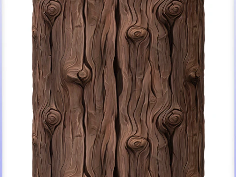 Stylized Bark Seamless Texture CG Textures