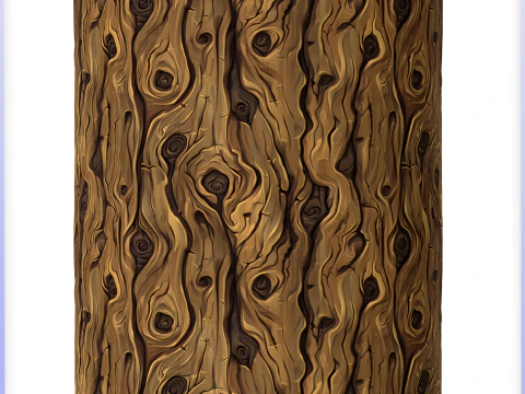 Stylized Bark Seamless Texture CG Textures