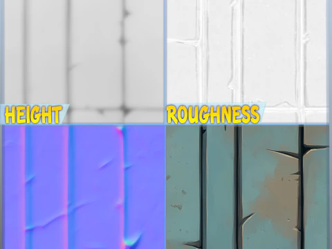 Stylized Floor Seamless Texture CG Textures