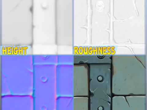 Stylized Floor Seamless Texture Texturas CG