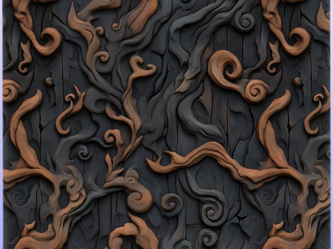Stylized Floor Seamless Texture CG Textures