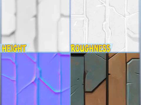 Stylized Floor Seamless Texture CG Textures