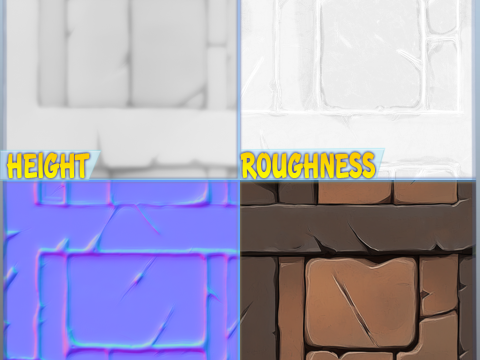 Stylized Floor Seamless Texture CG Texturen