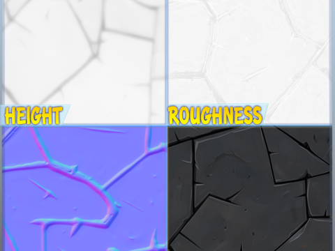 Stylized Floor Seamless Texture CG 텍스쳐