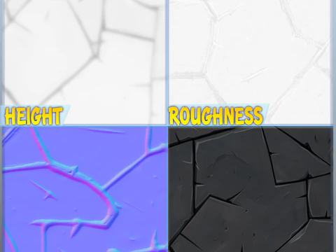 Stylized Floor Seamless Texture CG Textures