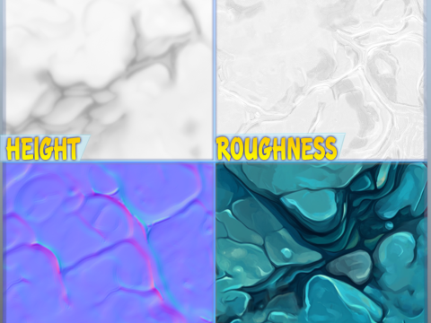 Stylized Floor Seamless Texture CG Textures