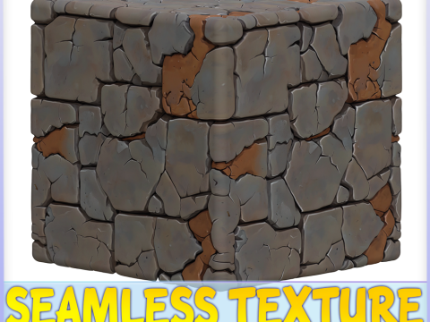 Stylized Floor Seamless Texture Tekstur CG