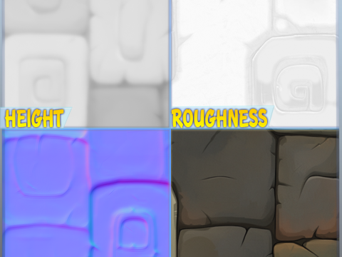 Stylized Floor Seamless Texture CG टेक्स्चर्स