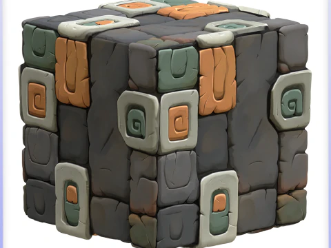 程式化的地板无缝纹理 CG 纹理