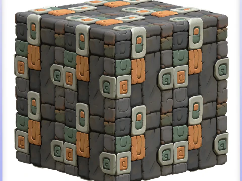 程式化的地板无缝纹理 CG 纹理