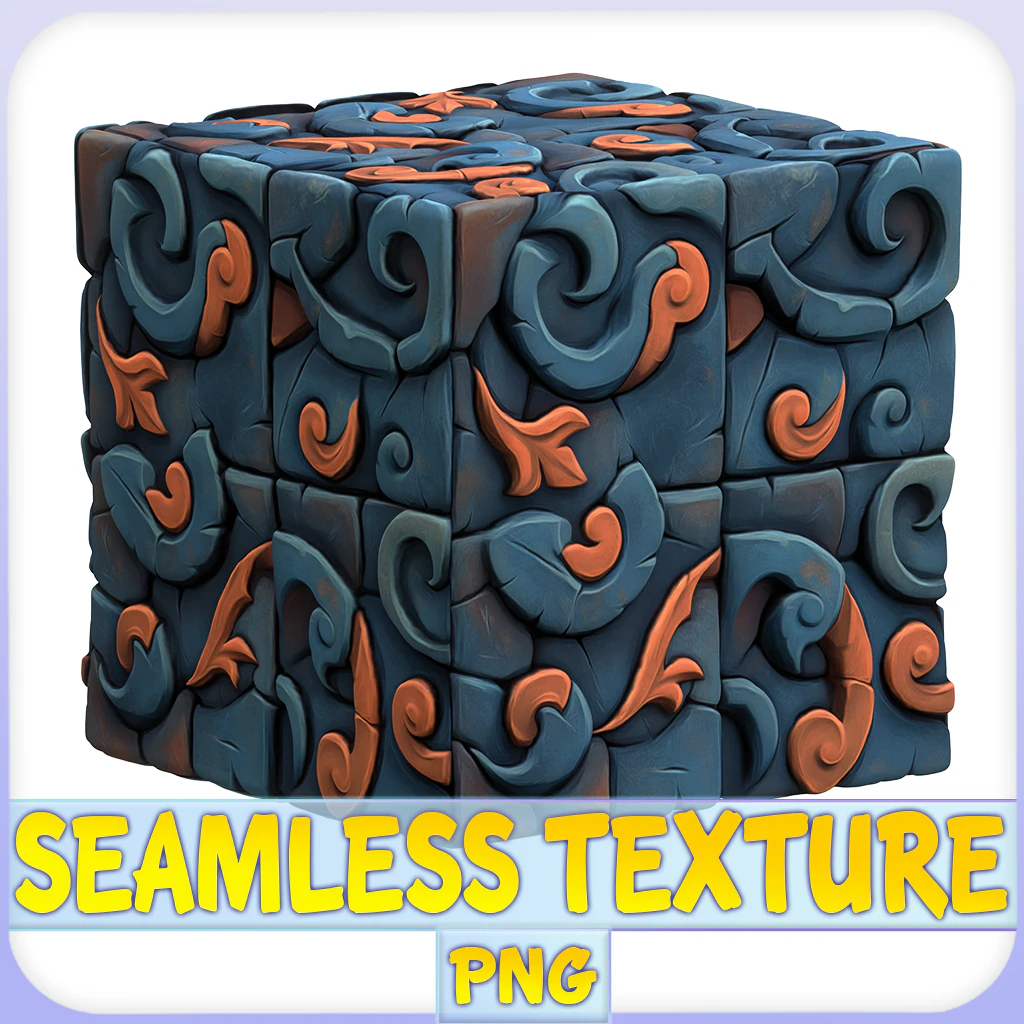Stylized Floor Seamless Texture CG Textures .c4d .max .obj .3ds .fbx .stl .blend 