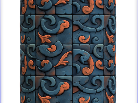 Stylized Floor Seamless Texture CG Texturen