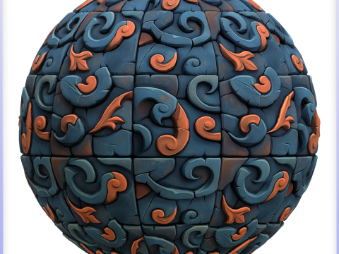 Stylized Floor Seamless Texture CG Texturen
