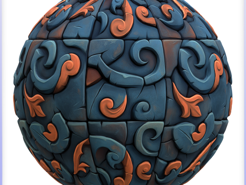 Stylized Floor Seamless Texture CG Texturen