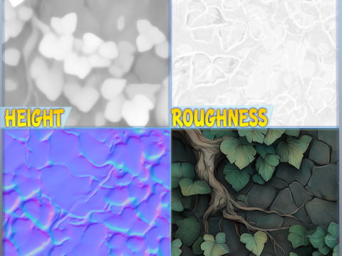 Stylized Floor Seamless Texture CG 텍스쳐
