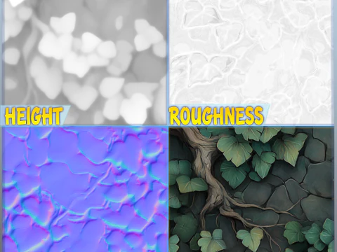 Stylized Floor Seamless Texture CG Textures