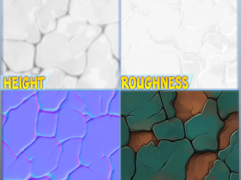 Stylized Floor Seamless Texture CG Textures