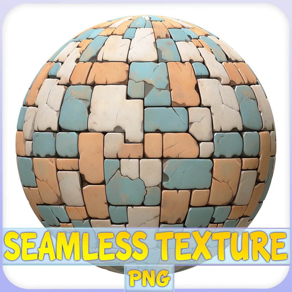 Stylized Floor Seamless Texture CG Textures .c4d .max .obj .3ds .fbx .stl .blend 