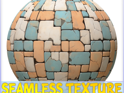 Stylized Floor Seamless Texture Texturas CG