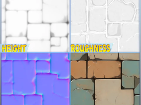 Stylized Floor Seamless Texture CG Textures