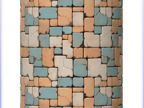 Stylized Floor Seamless Texture CG Textures