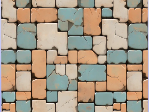 Stylized Floor Seamless Texture CG Textures