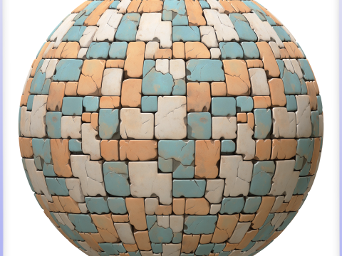 Stylized Floor Seamless Texture Tekstur CG