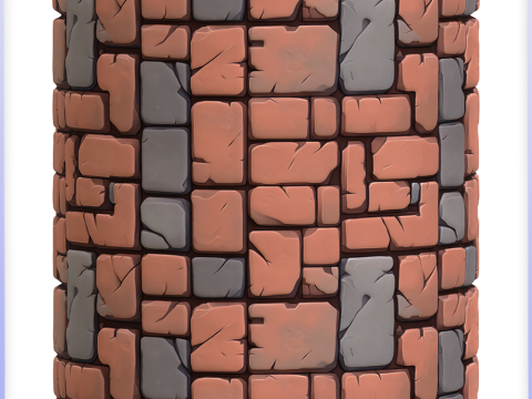 Stylized Floor Seamless Texture Tekstur CG