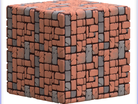 Stylized Floor Seamless Texture Tekstur CG