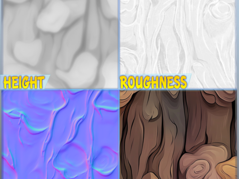 Stylized Floor Seamless Texture CG Texturen