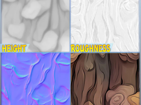 Stylized Floor Seamless Texture CG Textures