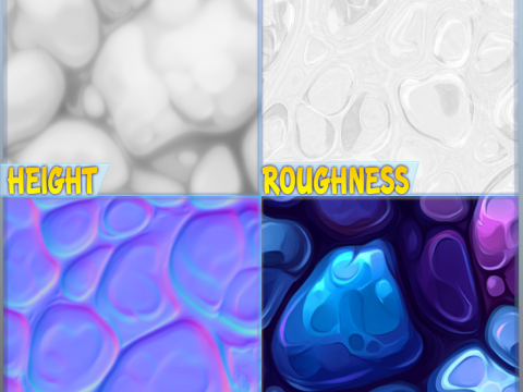 Stylized Floor Seamless Texture CG Texturen