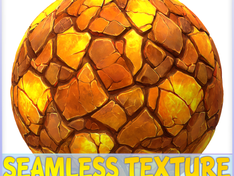 Stylized Gold Seamless Texture CG Textures